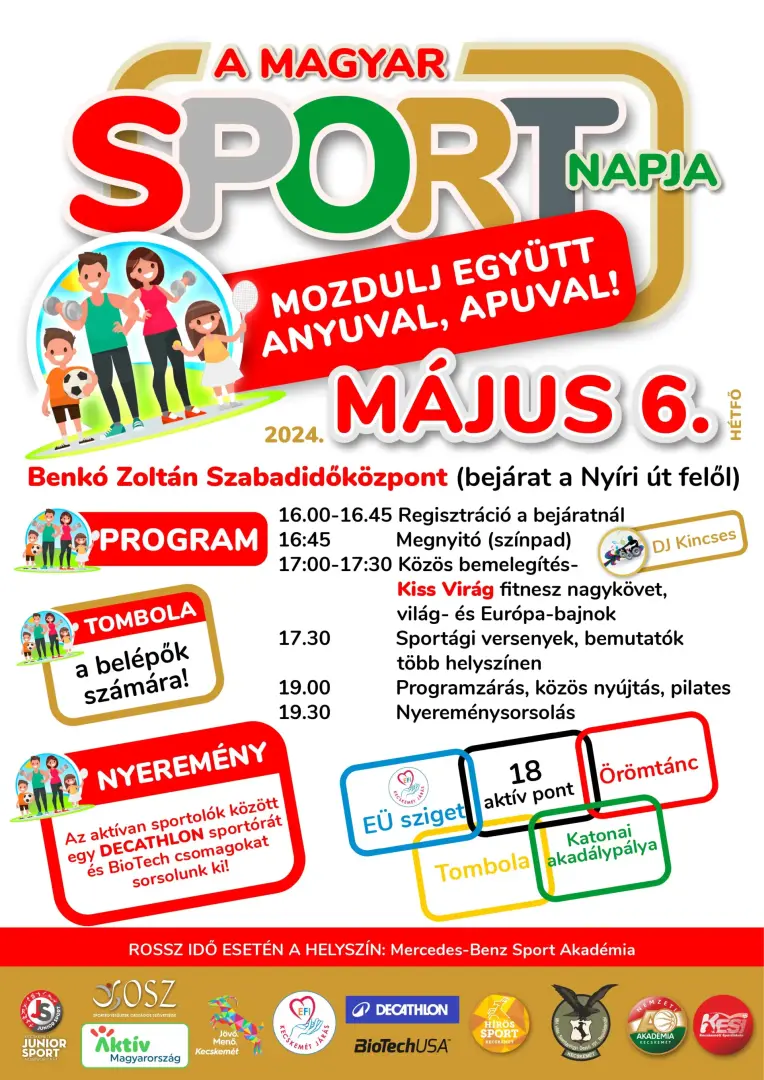 A Magyar Sport Napja plakát